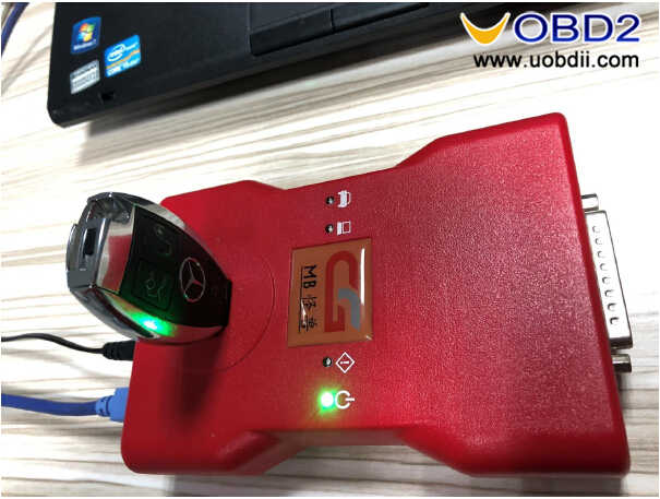 How to Program New Key for Benz W221 by CGDI MB Infrared Function (1)