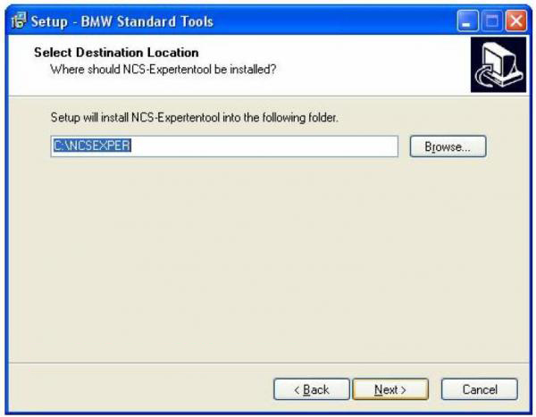 BMW INPA Ediabas software and setup instruction step9