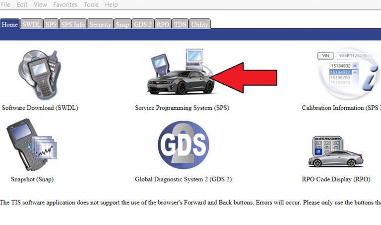 gm sps software download