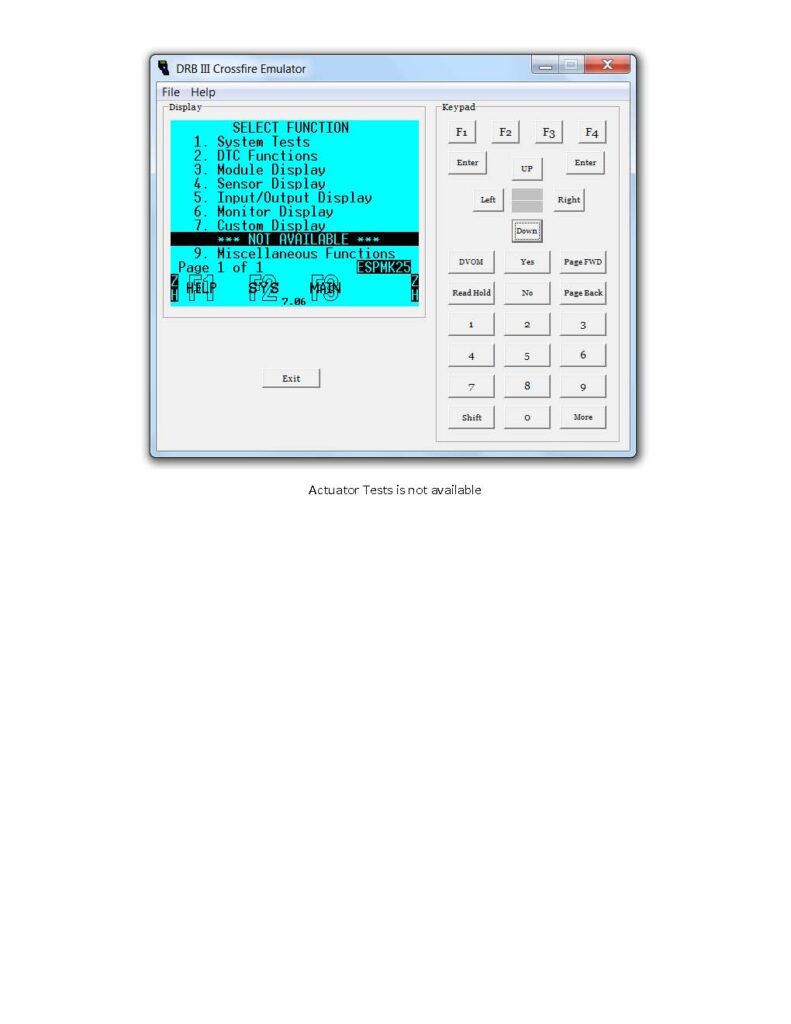 working-dbr-iii-emulator-for-chrysler-crossfire-2005-12