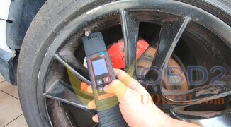 Launch X431 TSGUN Porsche Cayenne 2010 TPMS diagnose + Sensor