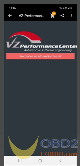 No customer info found