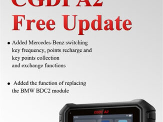 CGDI A2 Update BMW BDC2 Replacement and benz key function