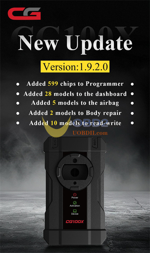cg100x V1.9.2.0 Update