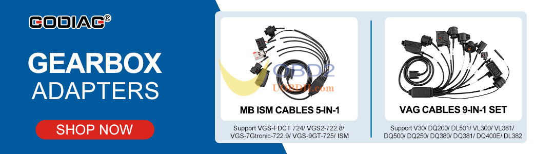 godiag gearbox cable