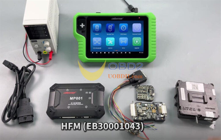 2021- Mitsubishi Outlander HFM Read PIN Code with OBDSTAR G3 – UOBDII ...