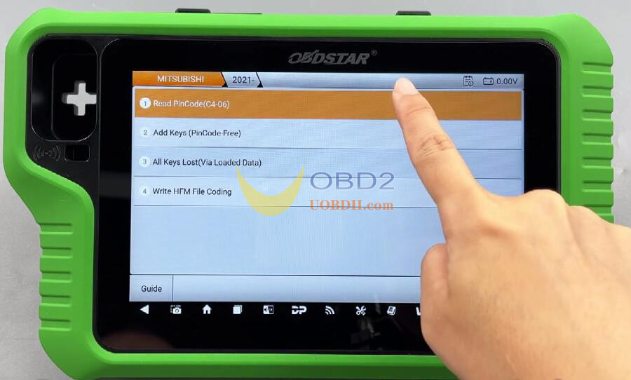obdstar-g3-read-mitsubishi-outlander-hfm-pin-code-akl-6