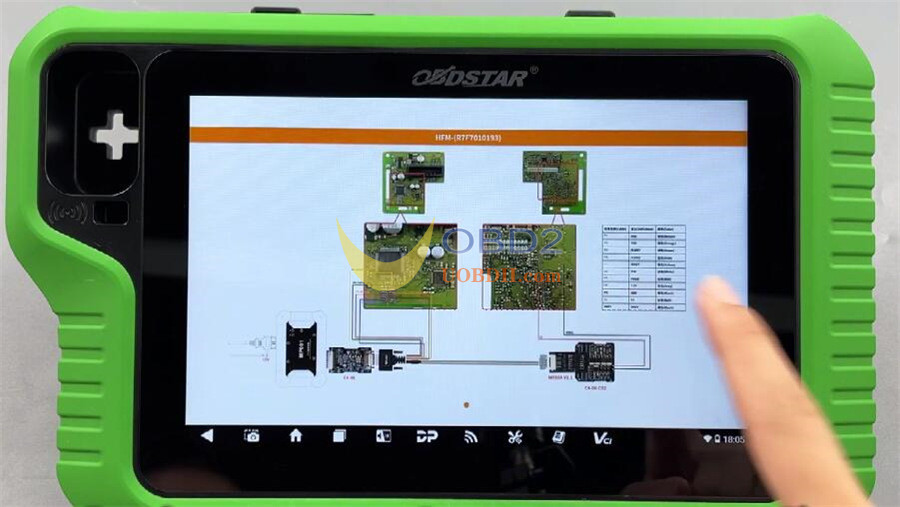 obdstar-g3-read-mitsubishi-outlander-hfm-pin-code-akl-8