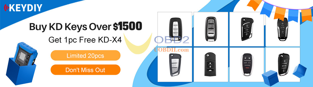 Buy KEYDIY Keys Over $1500 Get 1 Set Free KD X4