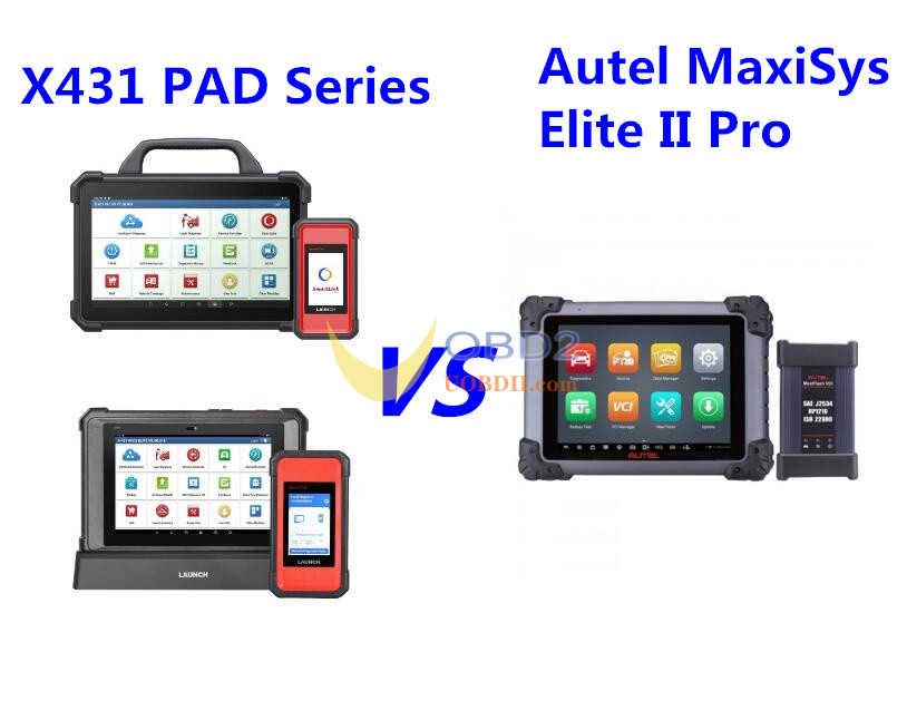 X431 PAD series vs Autel MaxiSys Elite II Pro-1