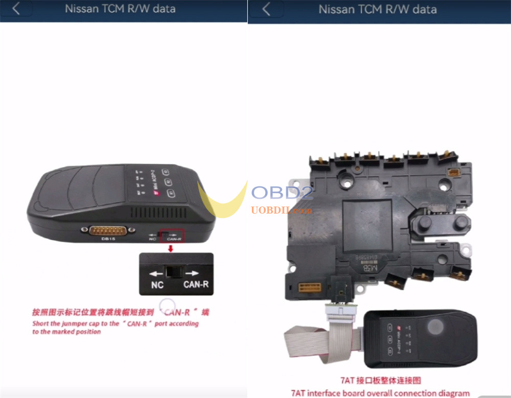 Yanhua ACDP2 Read and Write Nissan 07A Gearbox on Bench – UOBDII ...