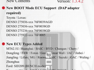 CG FC200 Software V1.3.4.2 Update