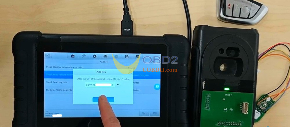 autel im508 im608 add bmw bdc2 bdc3 key-13