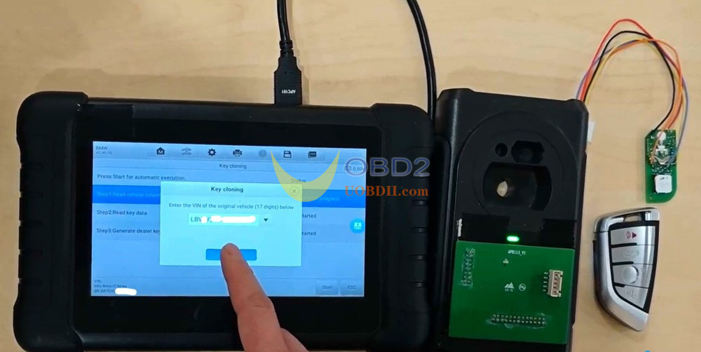 autel im508 im608 add bmw bdc2 bdc3 key-3