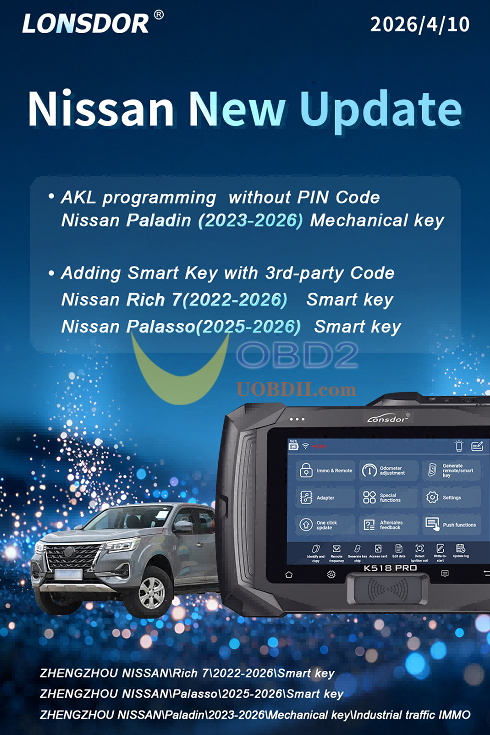 LONSDOR NISSAN UPDATE