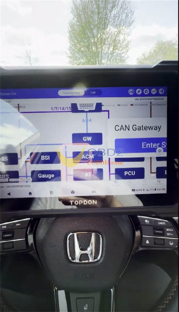topdon-fix -honda-ota-update-error-14