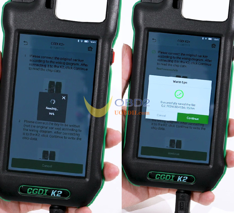 cgdi-k2-and-godiag-adapter-clone-nissan-4a-key-9